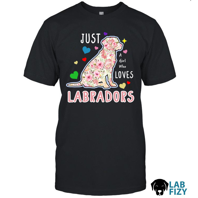 Just A Girl Who Loves Labradors Shirt, Sweatshirt, Hoodie 1 Just A Girl Who Loves Labradors Shirt 1