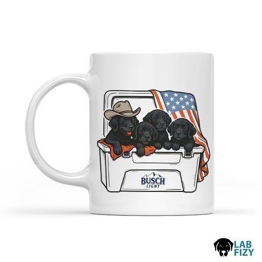 Busch Light Labrador Mug 1 Busch Light Labrador Mug
