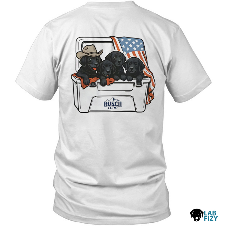 Busch Light Labrador Shirt, Hoodie, Sweatshirt 2 Busch Light TShirt back