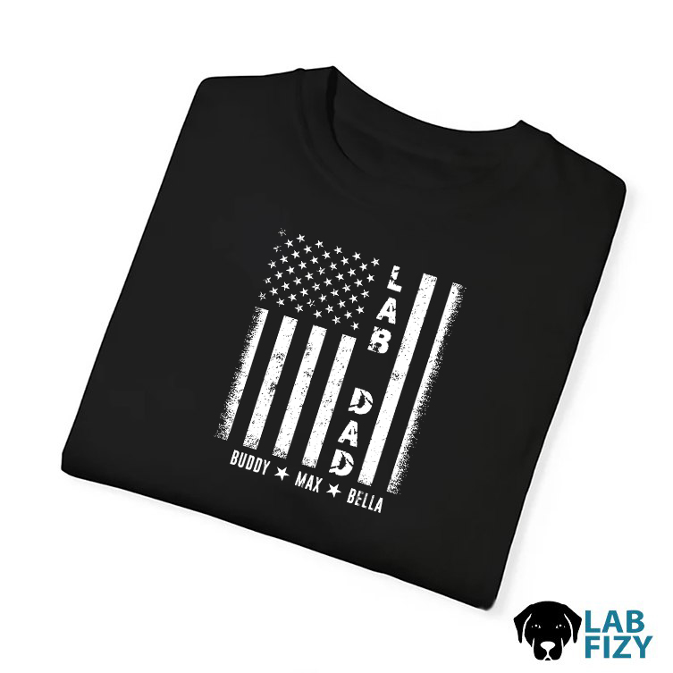 Custom LAB DAD Flag Shirt, Hoodie, Sweatshirt 6 Custom LAB DAD Flag Shirt 3