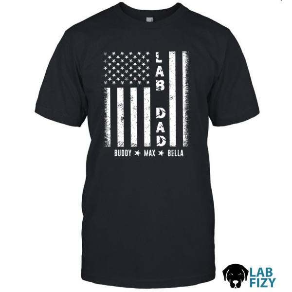 Custom LAB DAD Flag Shirt