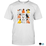 Cute Ghost Dog Funny Halloween Outfit Black Shirt 3