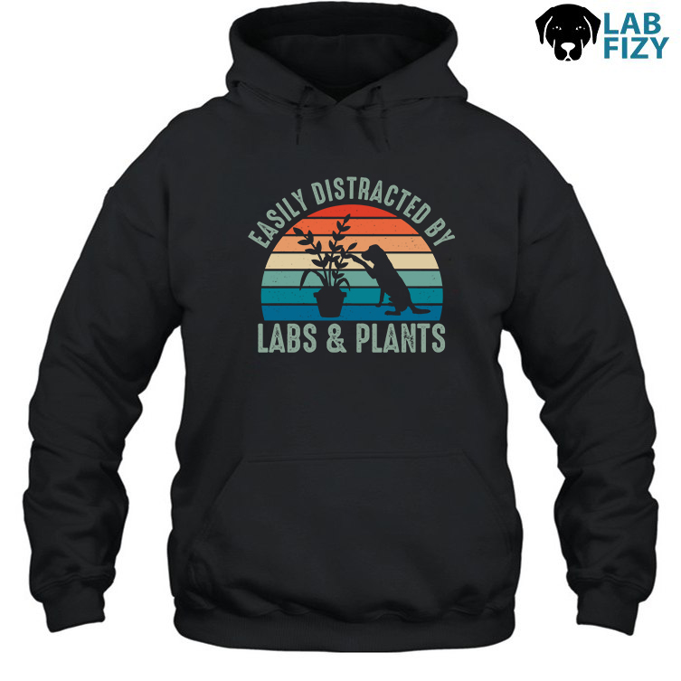 Easily Distracted by Labs and Plant Shirt, Hoodie, Sweatshirt 3 Easily Distracted by Labs and Plant Hoodie
