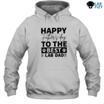 Fathers Day To The Best Lab Dog Hoodie