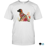 Floral Labrador Dog Shirt 5