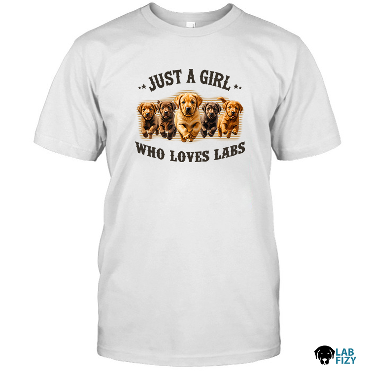 50+ Thoughtful Birthday Gift Ideas For Husband 2026 3 Just A Girl Who Loves LABS Shirt