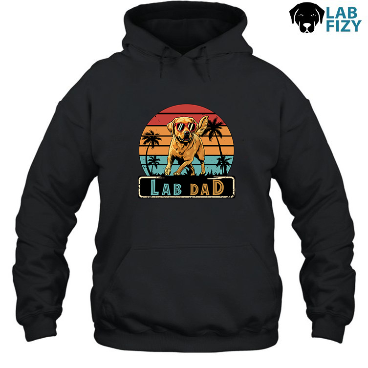 Lab Dad Daddysaurus Shirt, Hoodie, Sweatshirt 4 Lab Dad Daddysaurus Hoodie