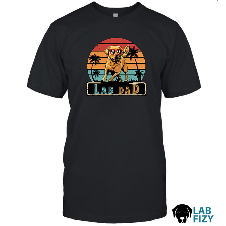 Lab Dad Daddysaurus Shirt, Hoodie, Sweatshirt 1 Lab Dad Daddysaurus Shirt