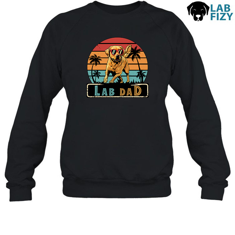 Lab Dad Daddysaurus Shirt, Hoodie, Sweatshirt 5 Lab Dad Daddysaurus Sweatshirt