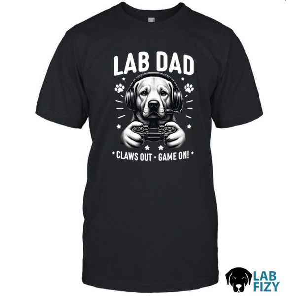 Lab Dad Gamer Club Gaming Shirt