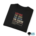 Lab Dad PAPA The Man The Myth The Legend Shirt 3