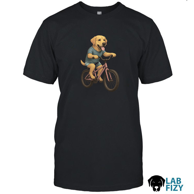 Labrador Dog Riding Bike Shirt, Hoodie, Sweatshirt 1 Labrador Dog Riding Bike Shirt