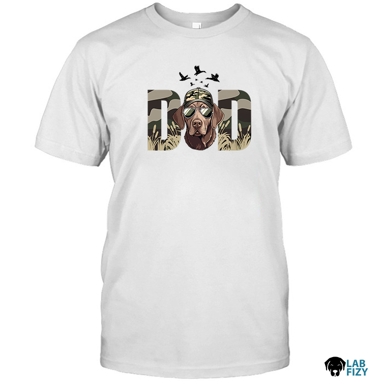 Labrador Hunting Dad Shirt, Hoodie, Sweatshirt 1 Labrador Hunting Dad Shirt