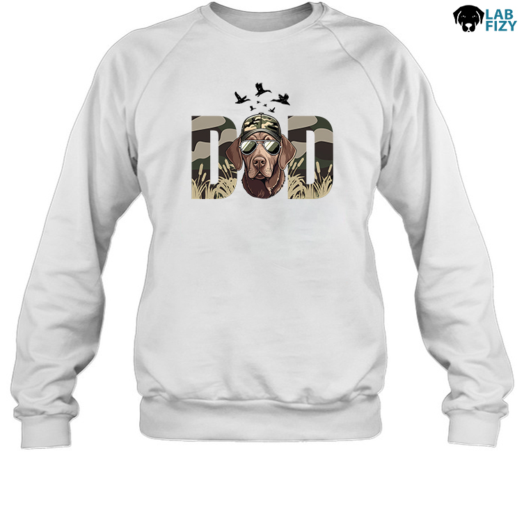 Labrador Hunting Dad Shirt, Hoodie, Sweatshirt 4 Labrador Hunting Dad Sweatshirt