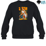 Labrador and Jalen Williams J Dub Cartoon Style Oklahoma City Basketball Sweatshirt
