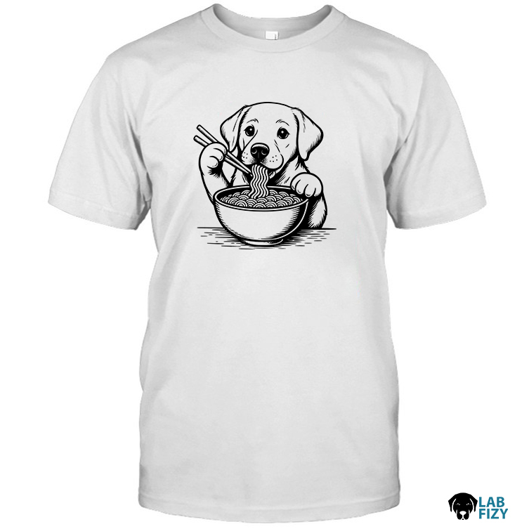Noodle Labrador Shirt, Hoodie, Sweatshirt 1 Noodle Labrador Shirt