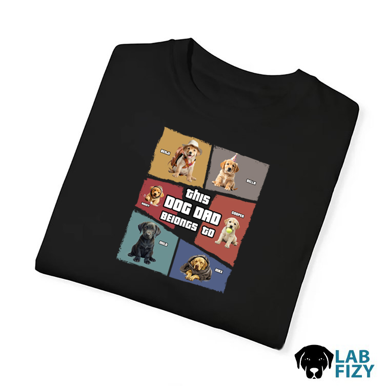 Personalized This Dog Dad Belongs to Shirt, Hoodie, Sweatshirt 5 Personalized This Dog Dad Belongs to Shirt 3
