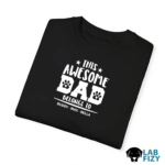 This Awesome Dog Dad Belongs To Personalized Labrador Shirt 3