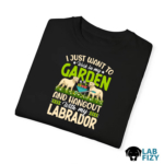 i just want to work in my garden and hangout with my labrador 4