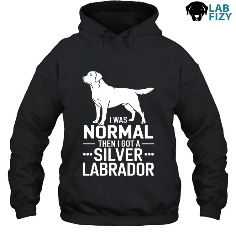 I Was Normal Then I Got A Silver Labrador Shirt, Hoodie, Sweatshirt 3 i was normal then i got a silver labrador 2