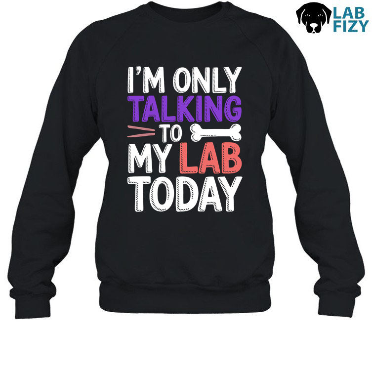 Im Only Talking To My Lab Today Shirt, Hoodie, Sweatshirt 4 im only talking to my lab today 3