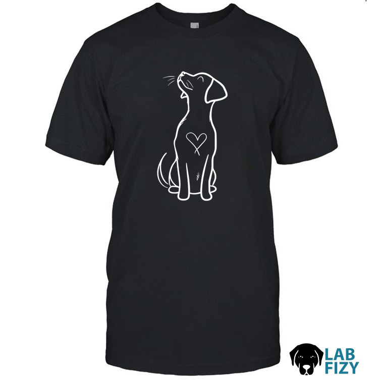 Labrador Heart Shirt, Hoodie, Sweatshirt 1 labrador heart