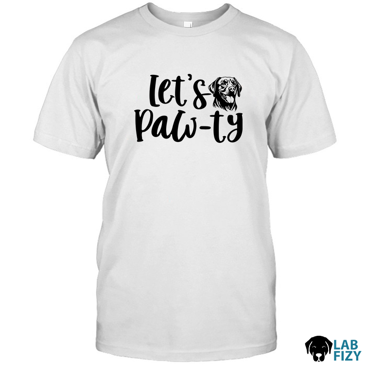 Labrador Lets Pawty Shirt, Hoodie, Sweatshirt 1 labrador lets pawty shirt 1