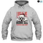 look at me being all festive and shit Labrador Hoodie