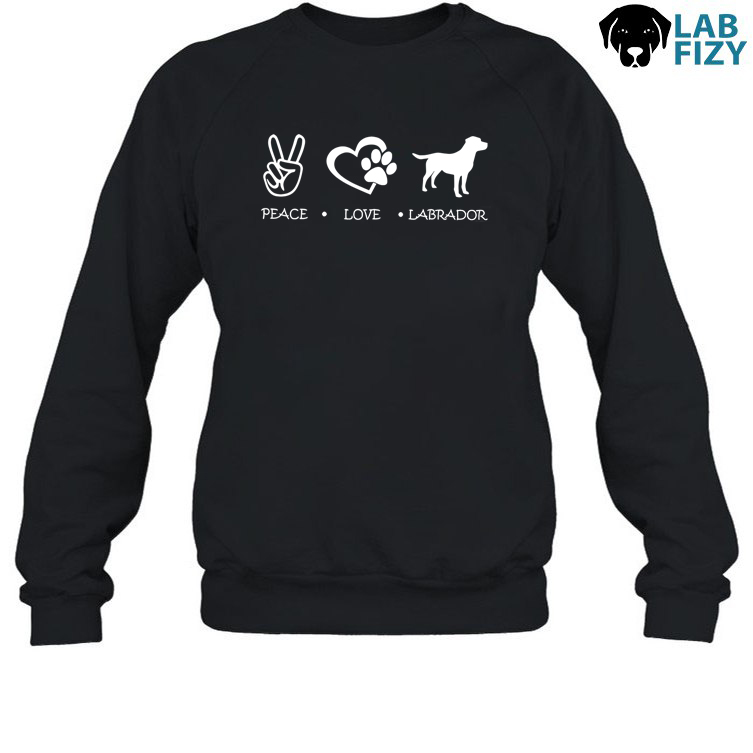 Peace Love Labrador Shirt, Hoodie, Sweatshirt 4 peace love labrador 3
