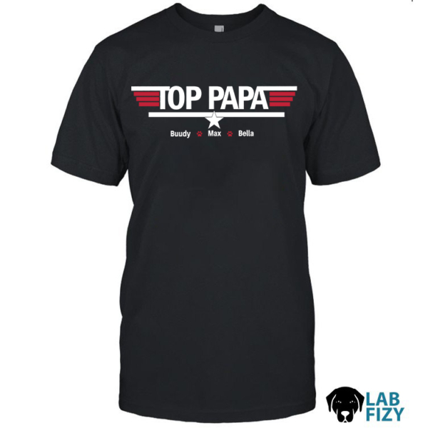 top papa shirt labrador Shirt