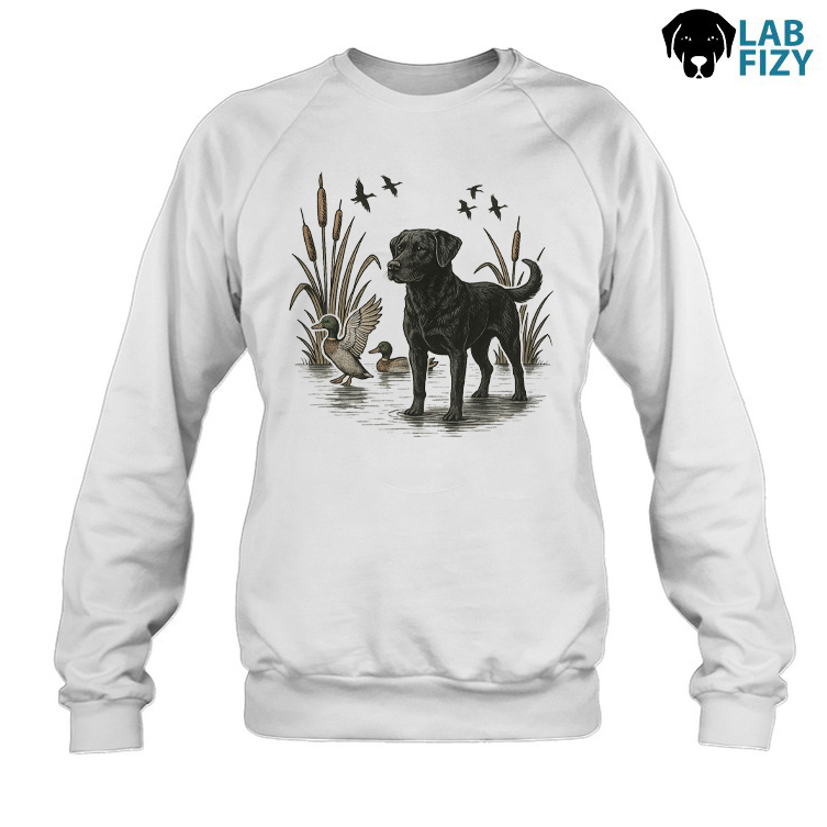 Top 50+ Birthday Gift Ideas For Women Over 40 3 Black Lab Duck Hunting Sweatshirt