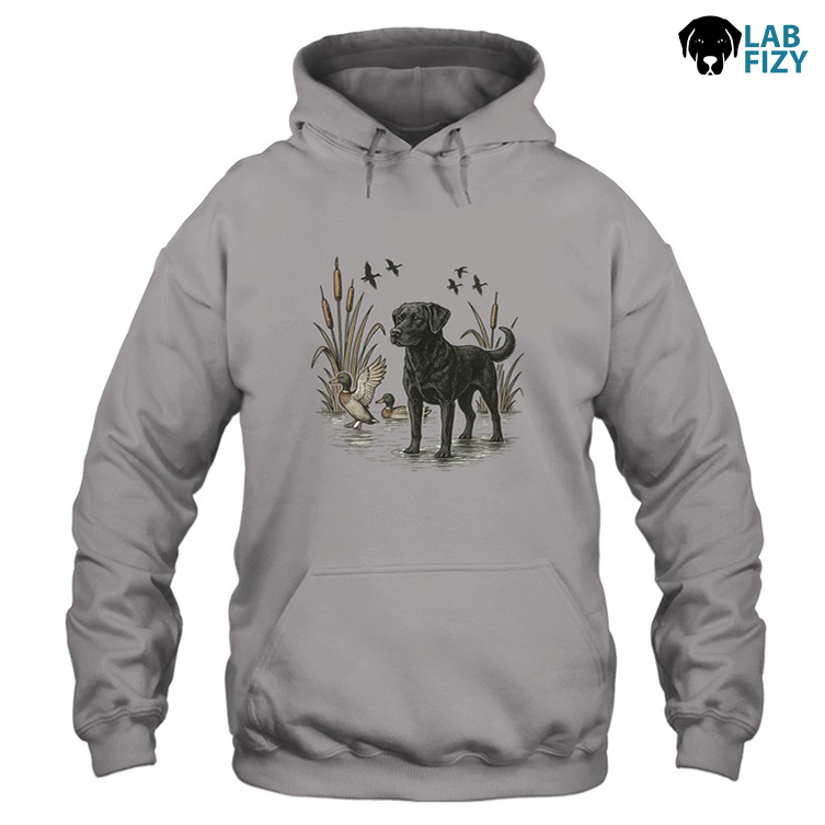 Lab Duck Hunting Shirt, Hoodie, Sweatshirt 5 Lab Duck Hunting Hoodie
