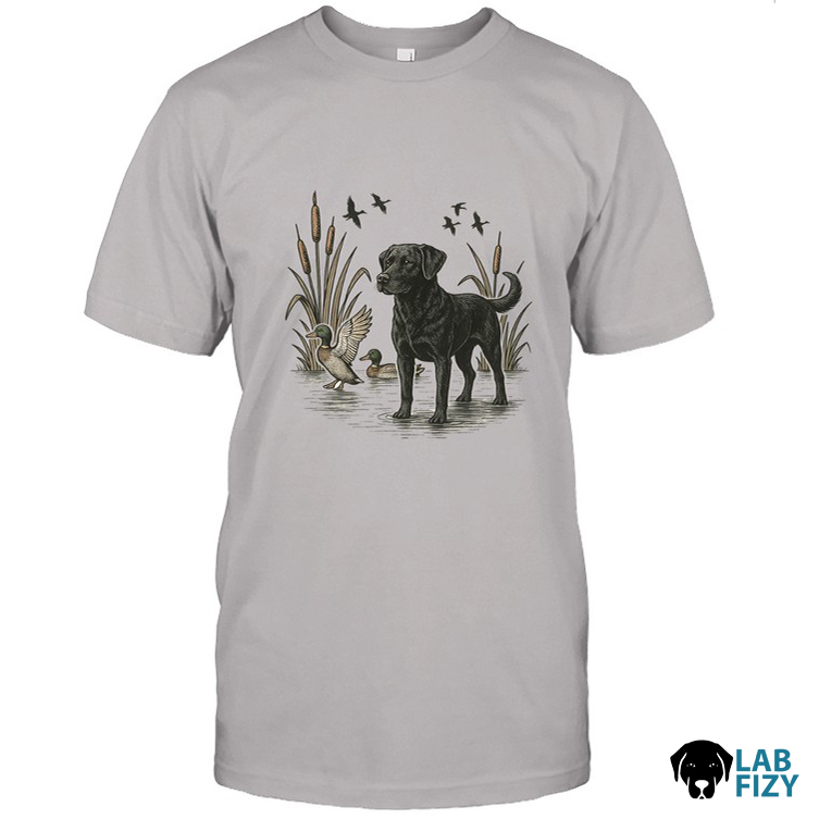 Lab Duck Hunting Shirt, Hoodie, Sweatshirt 1 Lab Duck Hunting Shirt