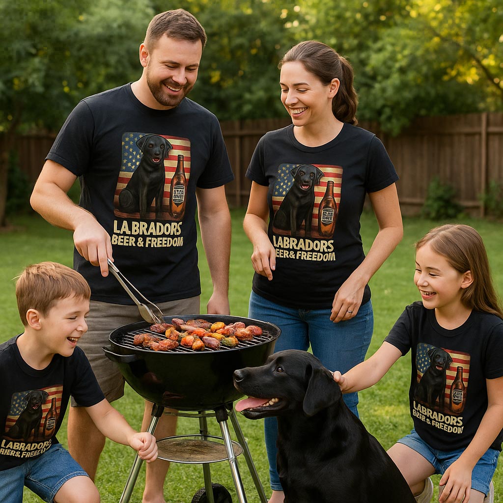 Labrador Beer and Freedom Shirt, Hoodie, Sweatshirt 8 Labrador Beer and Freedom Family