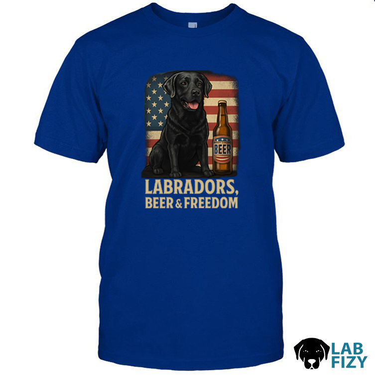 Labrador Beer and Freedom Shirt, Hoodie, Sweatshirt 2 Labrador Beer and Freedom Shirt Royal Blue