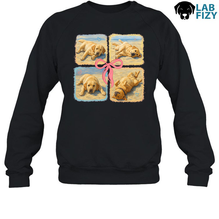 Labrador Dog Lover Coquette Brush Stroke Comfort Color Shirt, Hoodie, Sweatshirt 5 Labrador Dog Lover Coquette Brush Stroke Comfort Color Sweatshirt