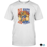Labrador Dog Red White and Feral Shirt 4