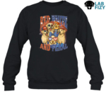 Labrador Dog Red White and Feral Sweatshirt