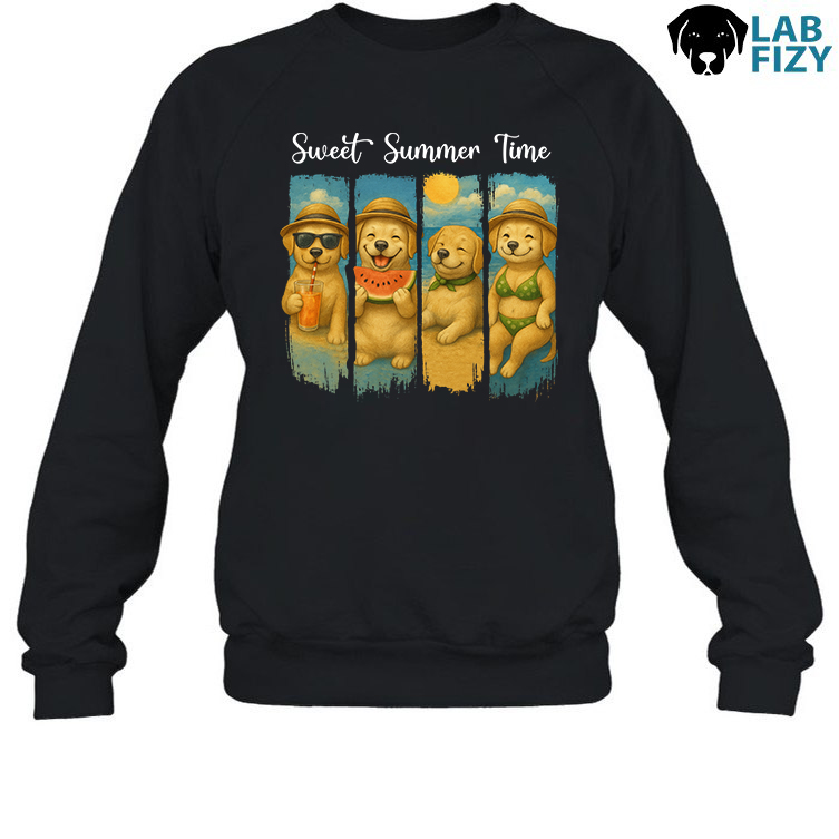 Labrador Dog Sweet Summer Time Shirt, Hoodie, Sweatshirt 3 Labrador Dog Sweet Summer Time sweatshirt
