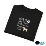 love is wet noses sloppy kisses and wagging tails labrador Shirt 3
