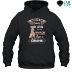 there is no friend more loyal in the world than a labrador Hoodie